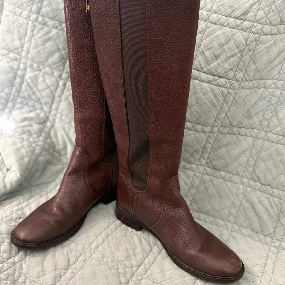 Tory Burch Brown Winter & Rain Boots